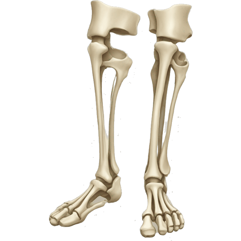 leg bones emoji