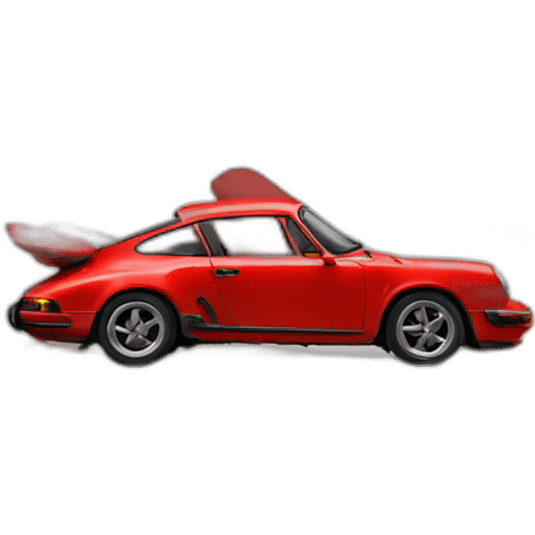 Red porsche emoji