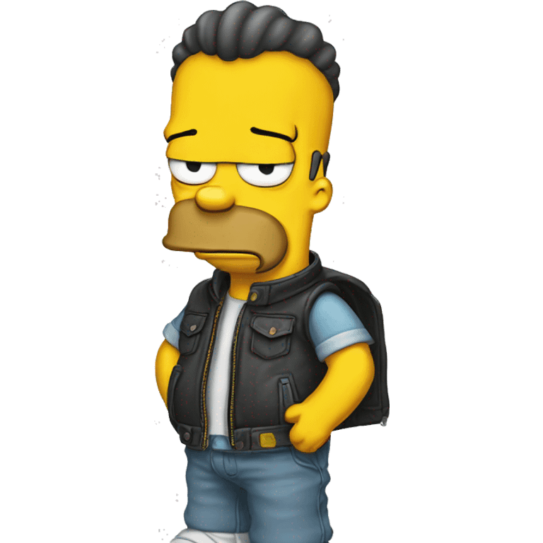 simpson a moto emoji