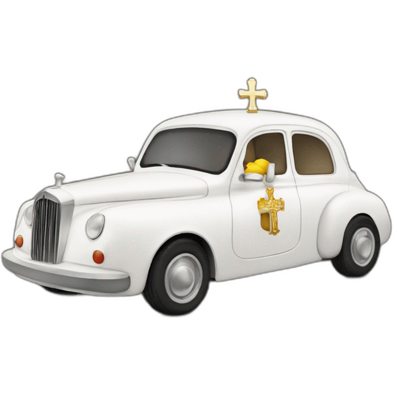 pope car pope emoji