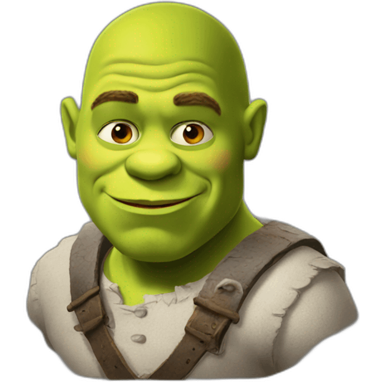 extreme right Shrek emoji