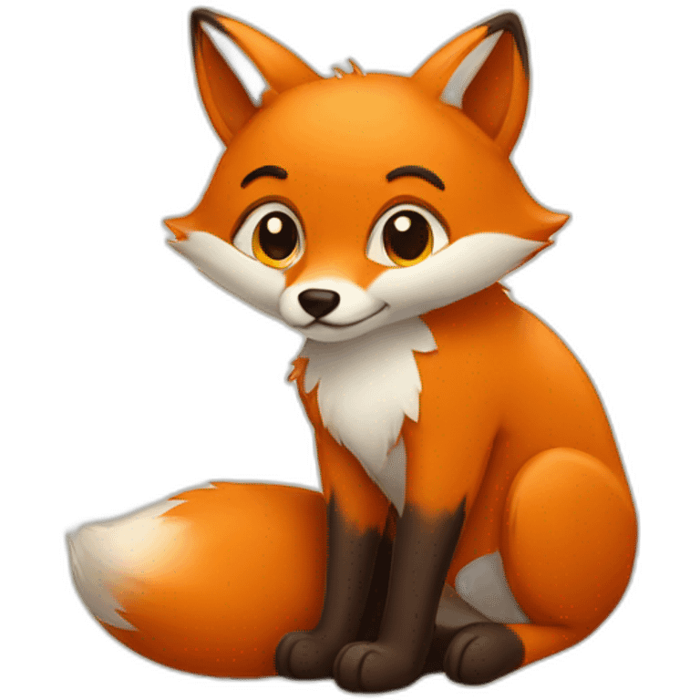 Love you fox emoji