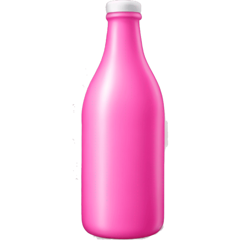 pink bottle emoji