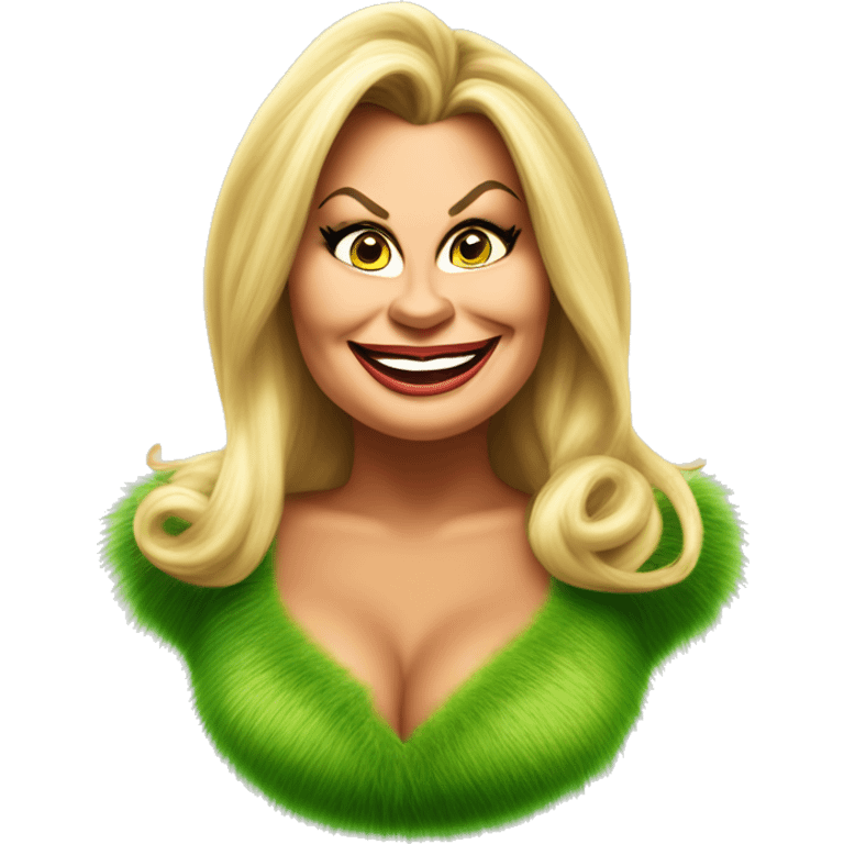 Jennifer coolidge as grinch emoji