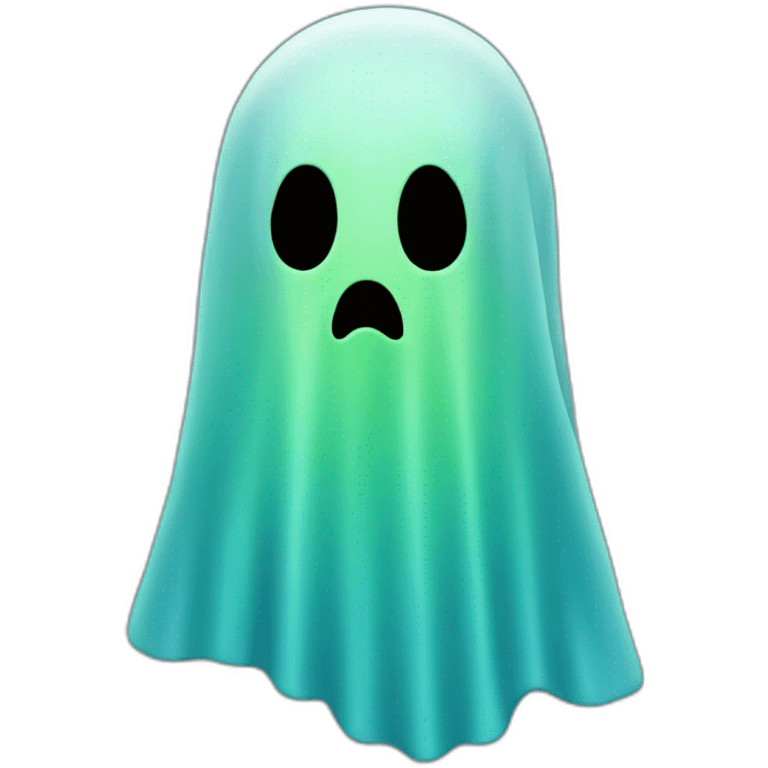 Ghost blu end green emoji