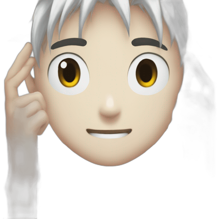 Killua hxh with a nen  emoji