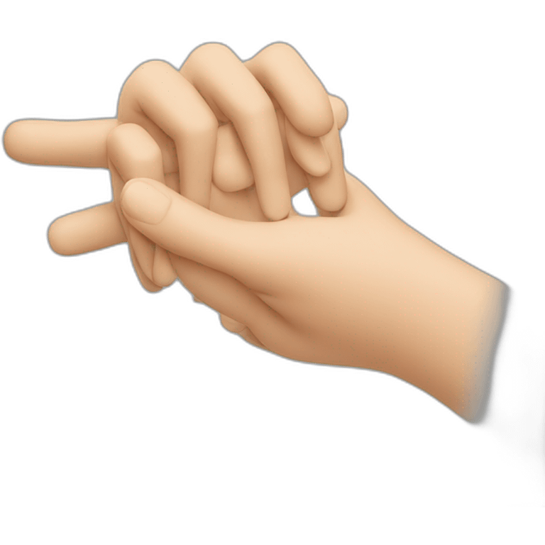 hand join to another emoji