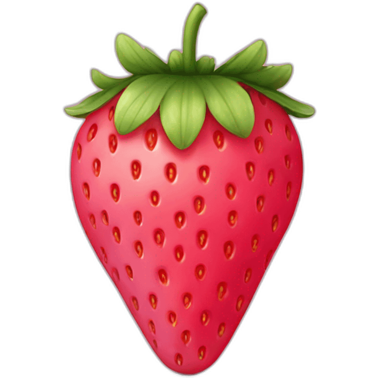  Pink strawberry  emoji