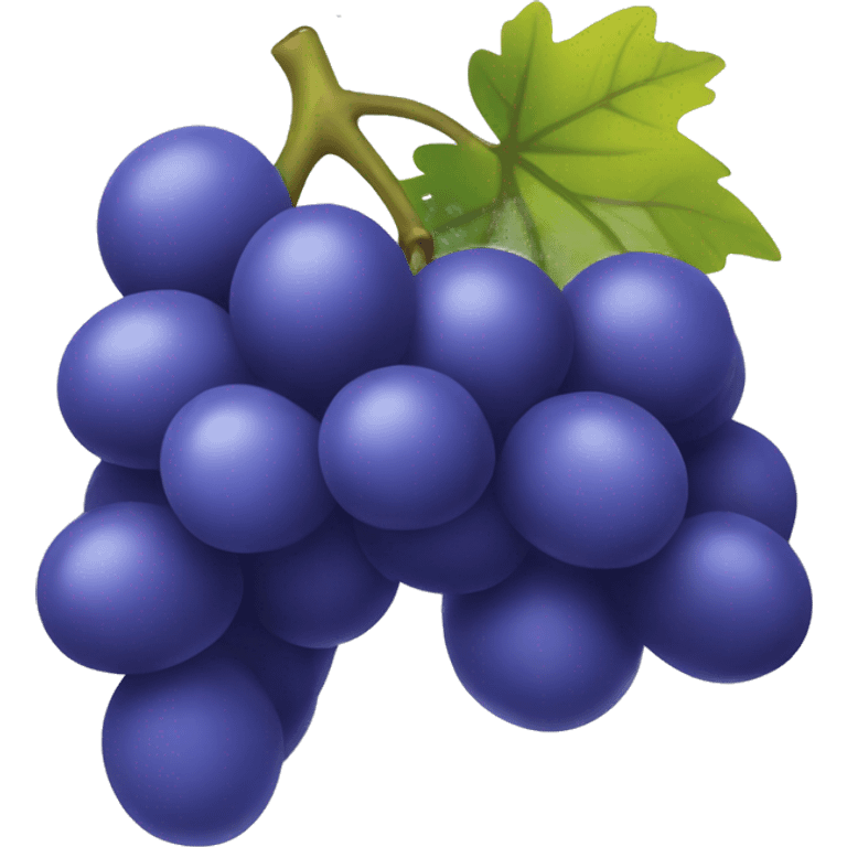 Blue grapes emoji