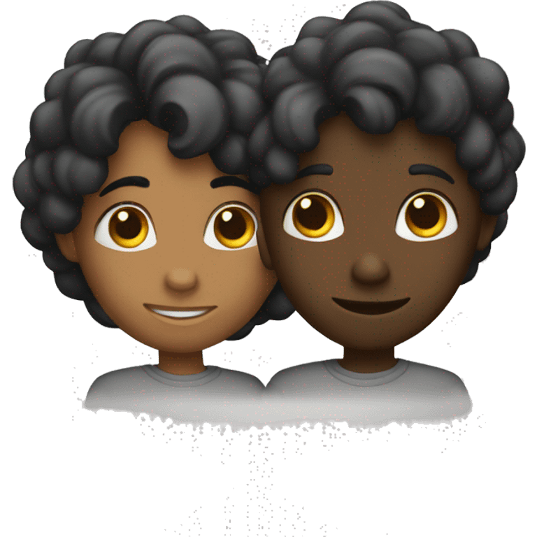 Corazón negro con sentimientos  emoji