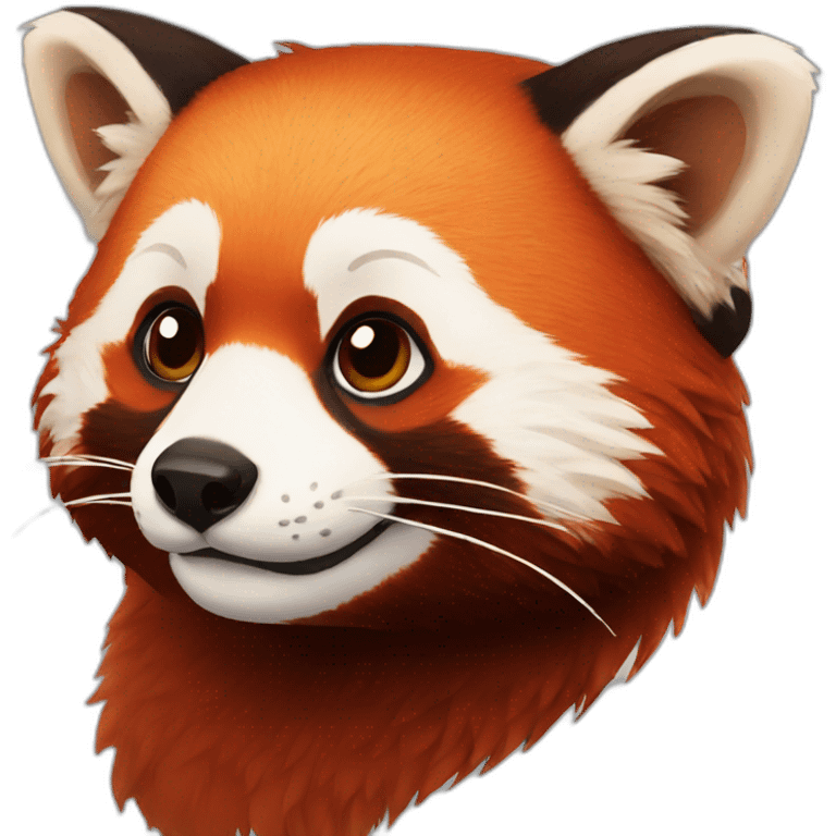 head red panda emoji