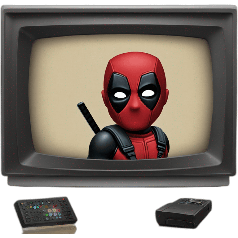 Deadpool and TV emoji