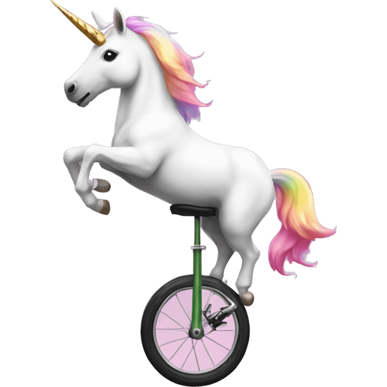 unicorn on a unicycle emoji