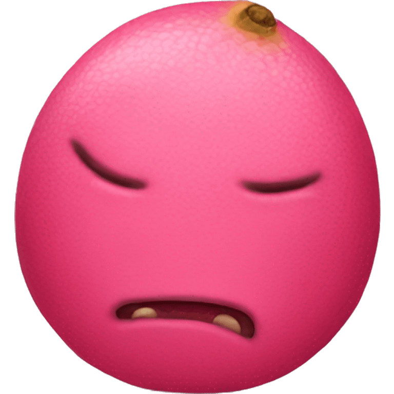 Pink lemons emoji