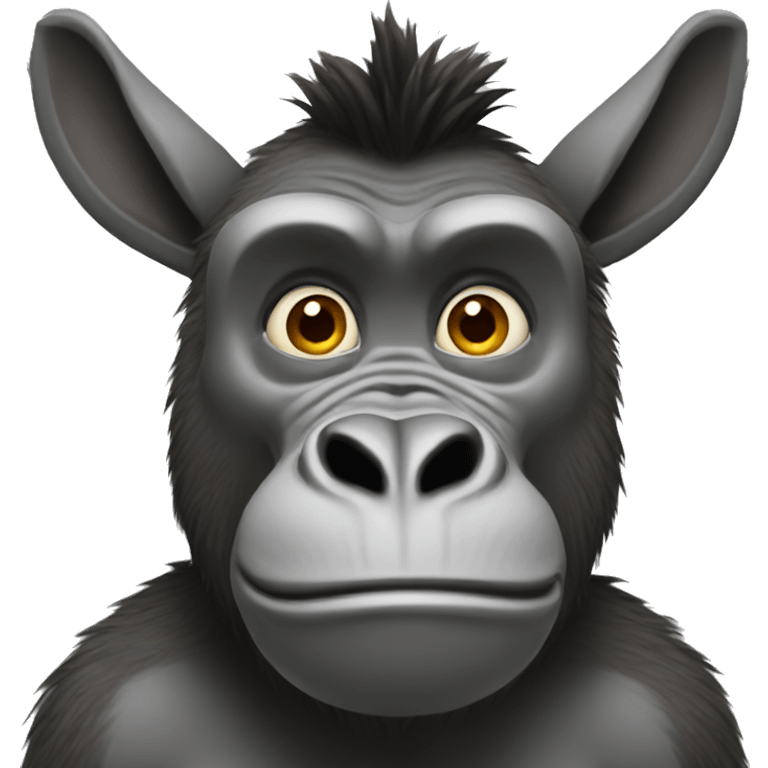 Donkey gorilla hybrid emoji