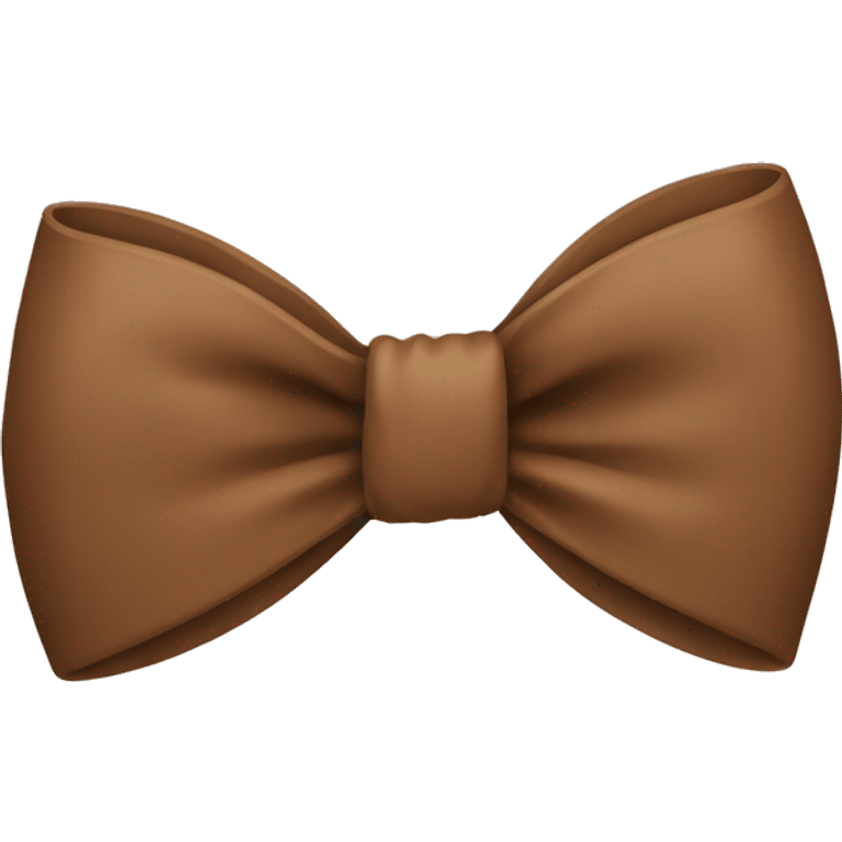 Brown bow emoji