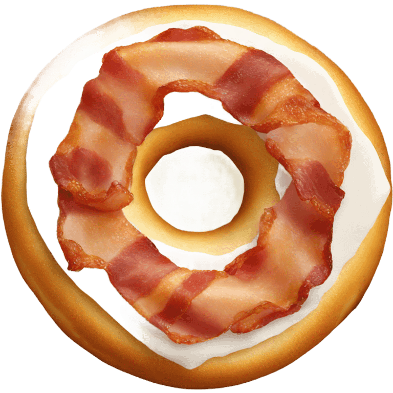 bacon bagel emoji