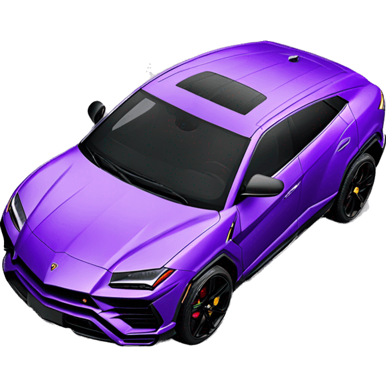 Purple Lamborghini Urus emoji