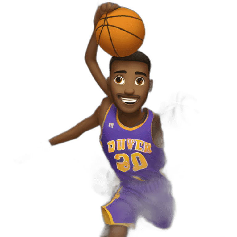 Basketeur qui dunk emoji