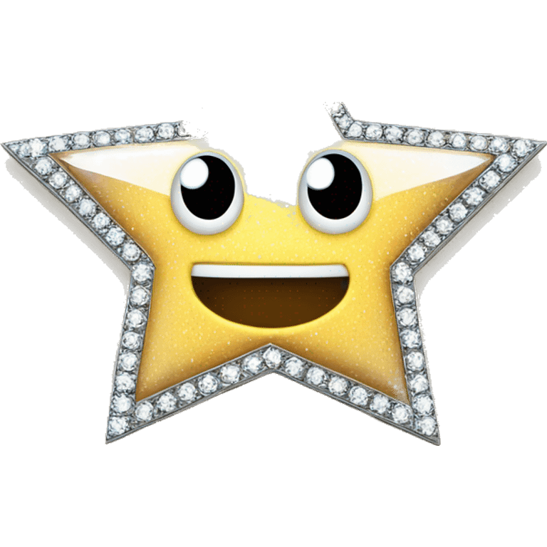 Diamante en forma de estrella emoji