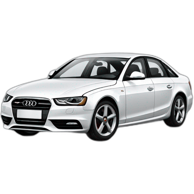 car audi A4 emoji