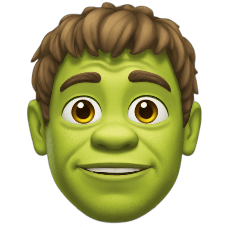 Shrek human emoji