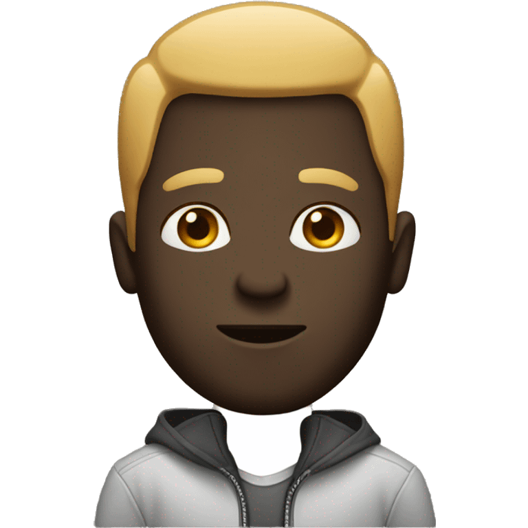 tall black man with high top emoji