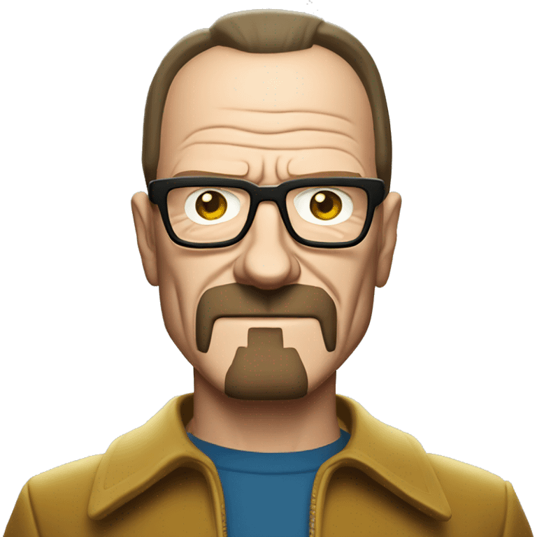 Walter white in a super man suit  emoji