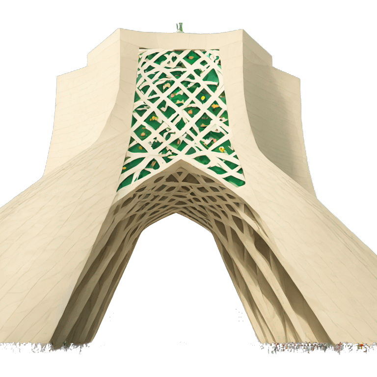 azadi tower in iran  emoji