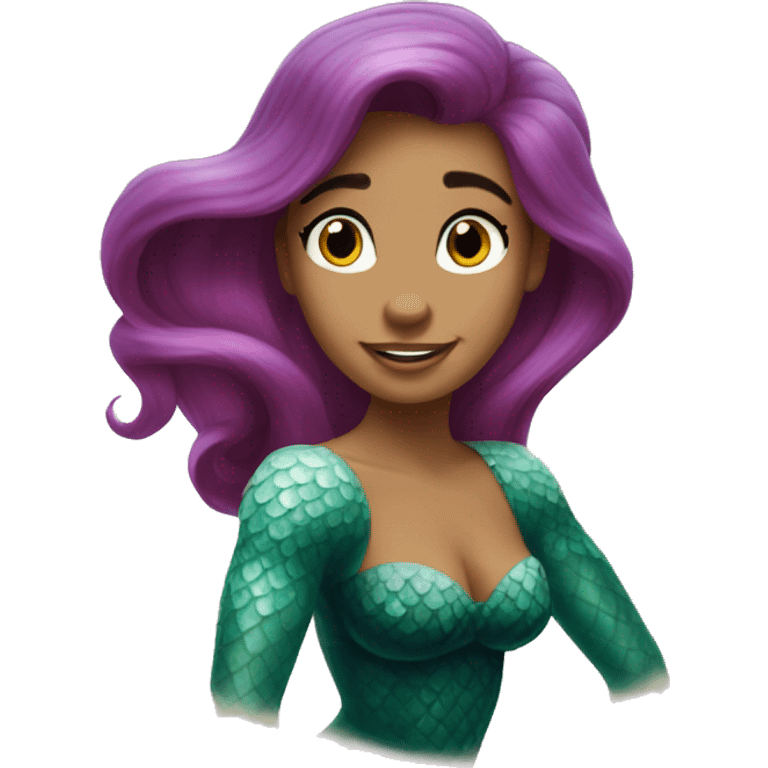 The little mermaid emoji