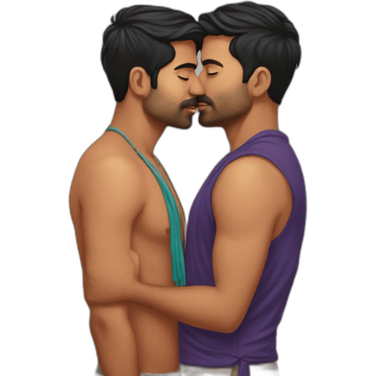 indian-gay-men-kissing emoji