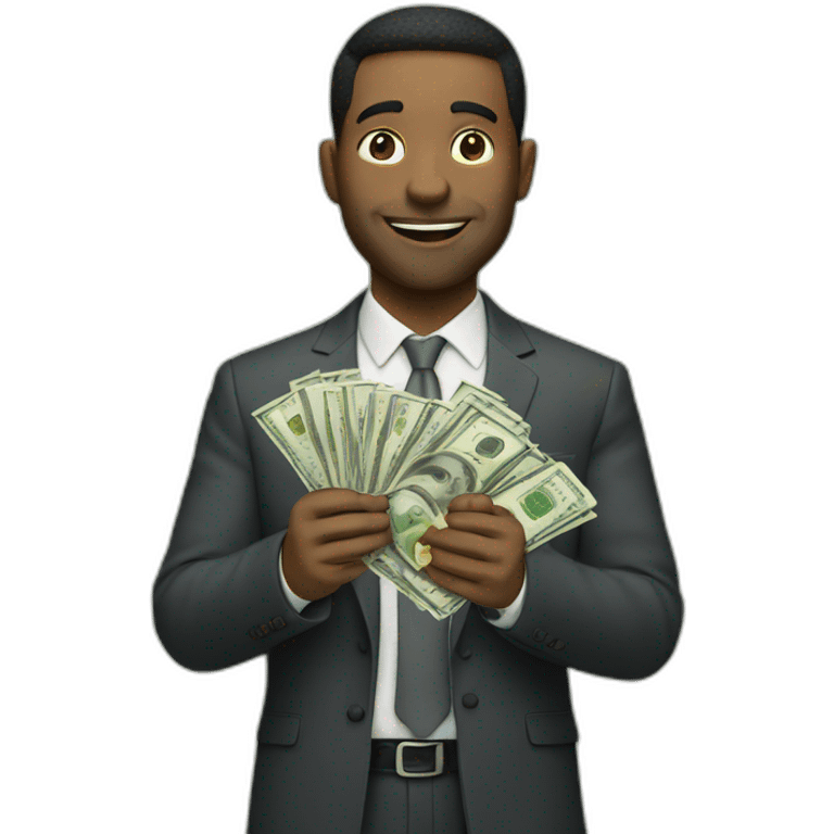 Man + money  emoji