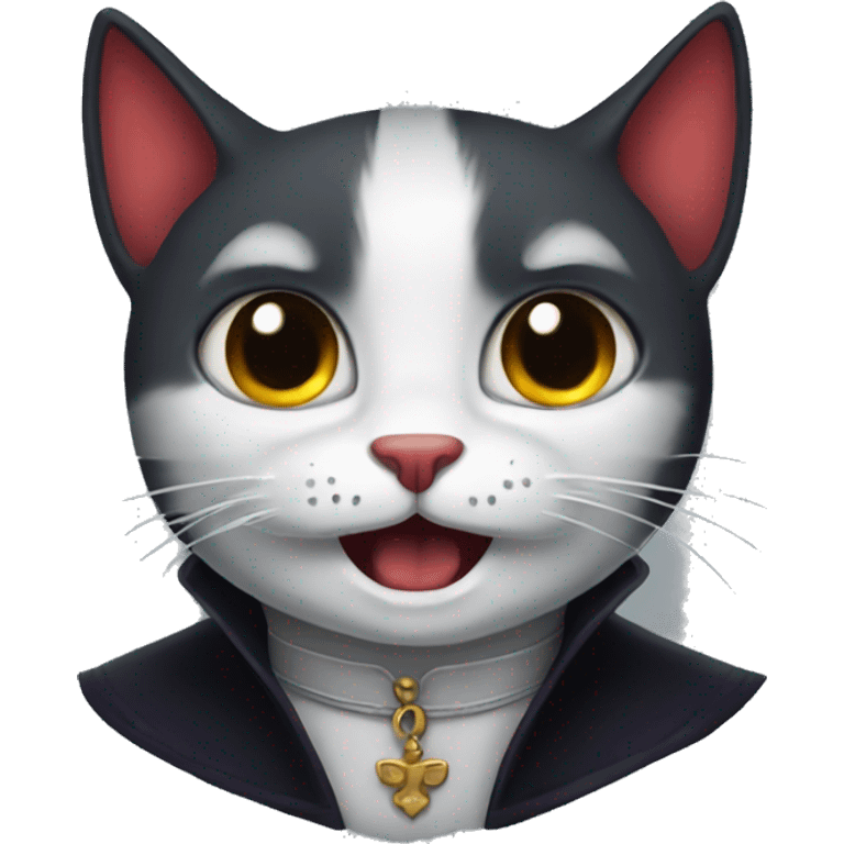 Dracula cat  emoji