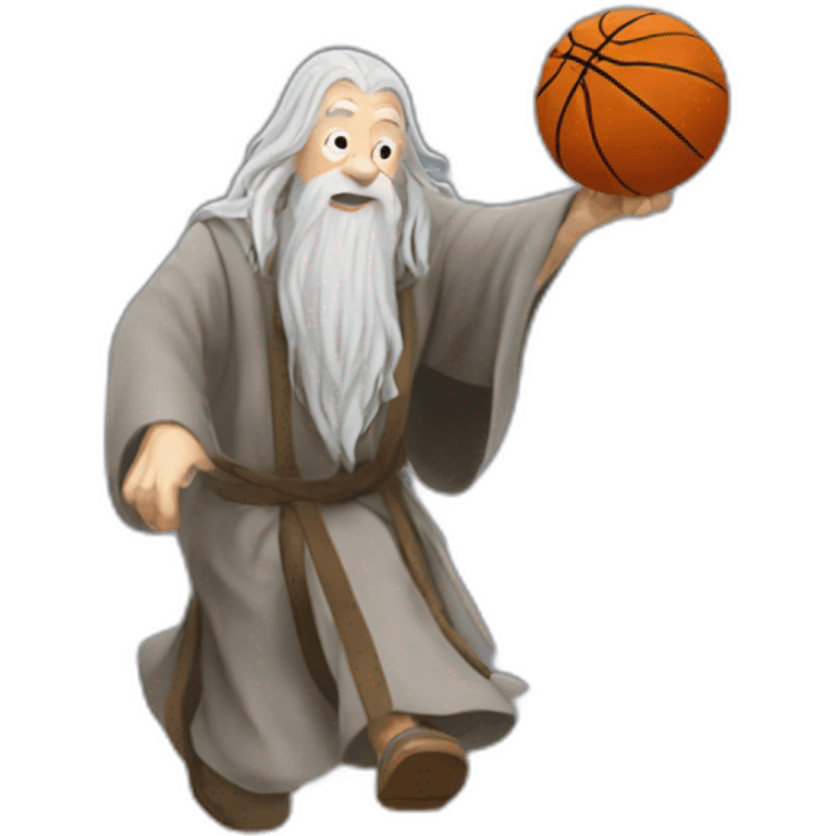 gandalf dunking a basketball emoji