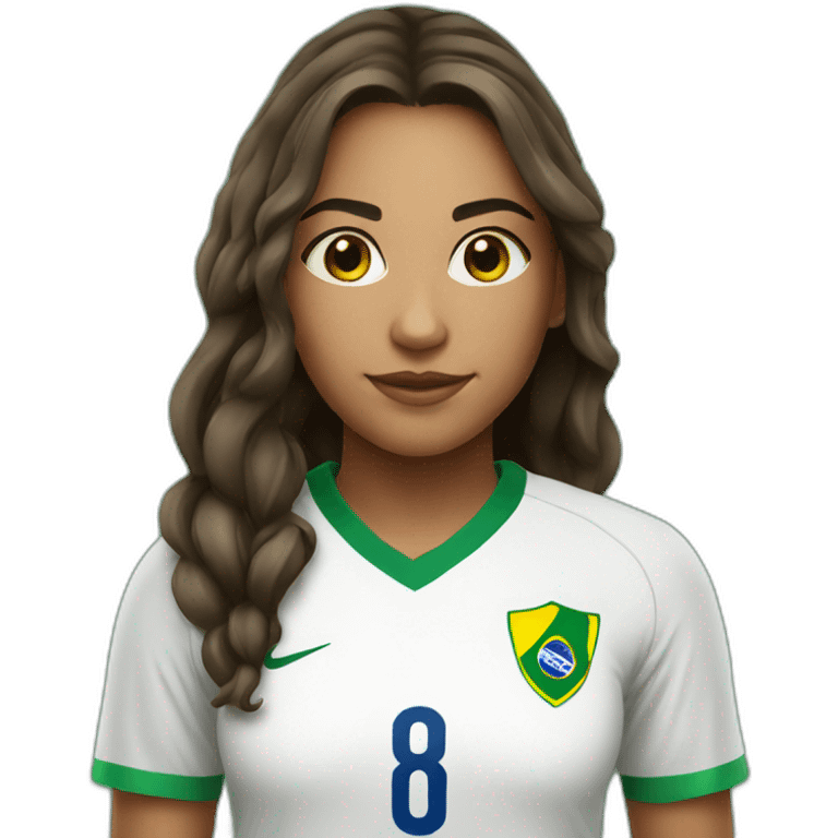 brazil player girl emoji