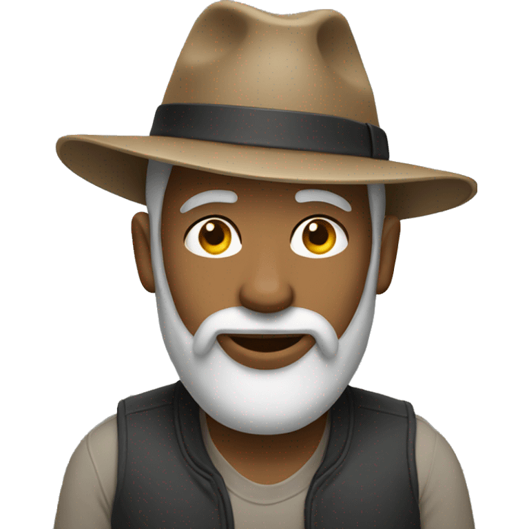 guy with hat emoji