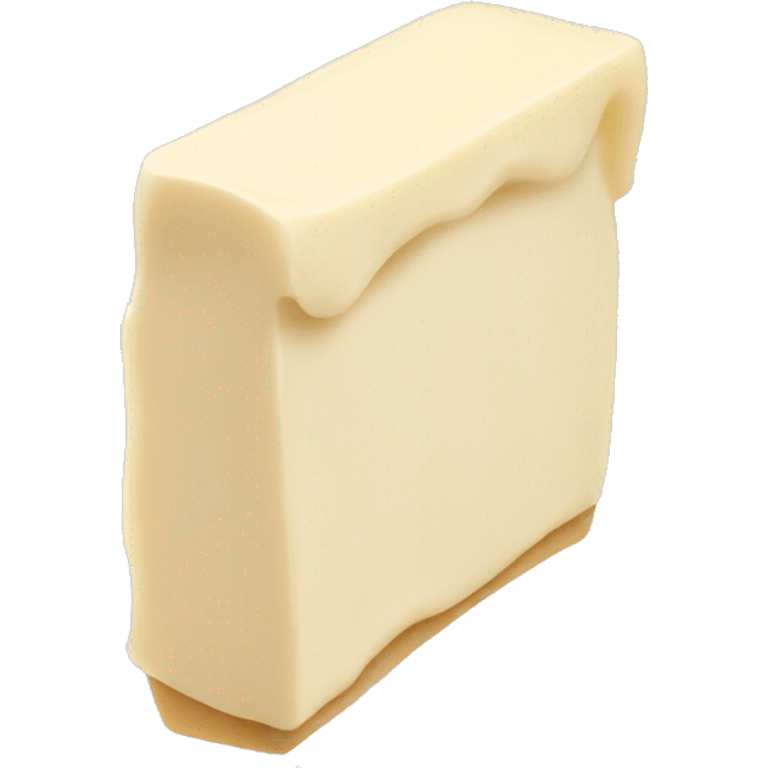 Thin bar of white chocolate  emoji