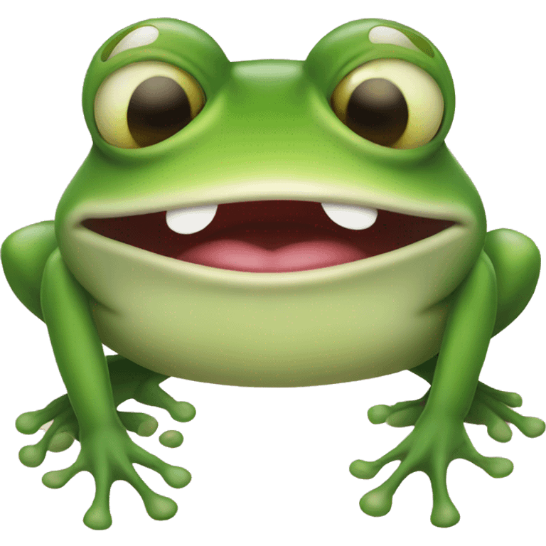 frog with big lips emoji