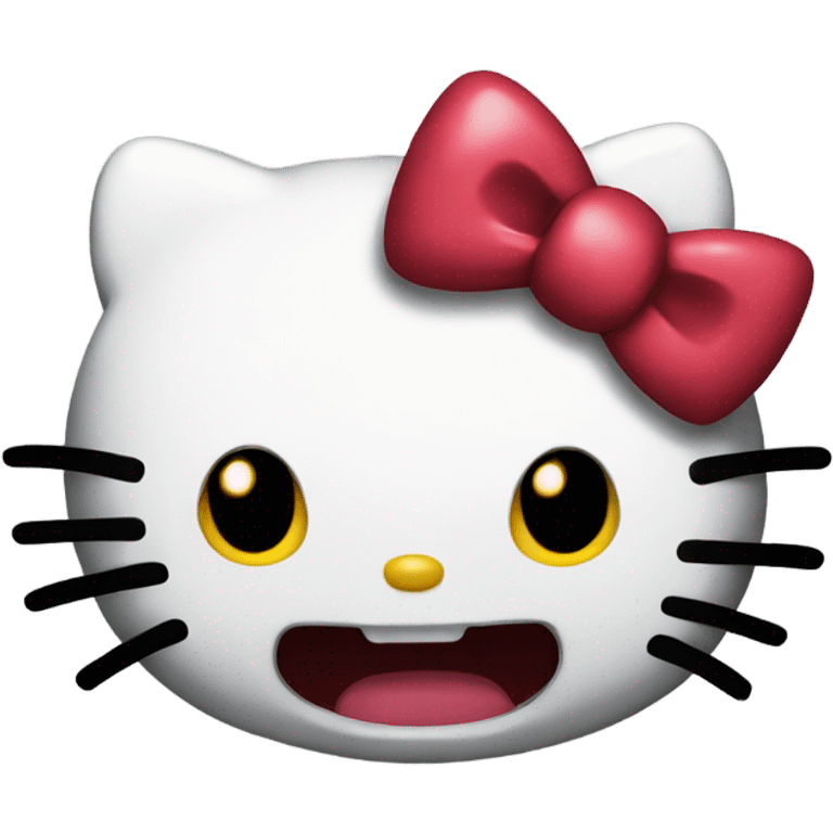 Scary hello kitty  emoji