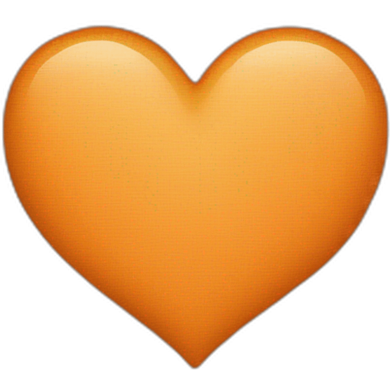 Light orange heart  emoji