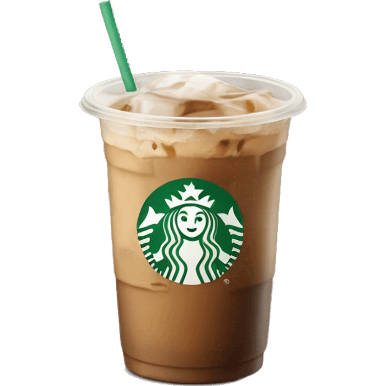 Starbucks ice coffee closed emoji