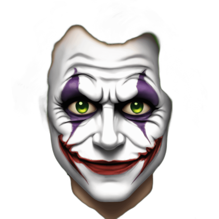 Heath ledger joker emoji