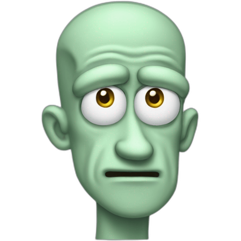 handsome squidward emoji