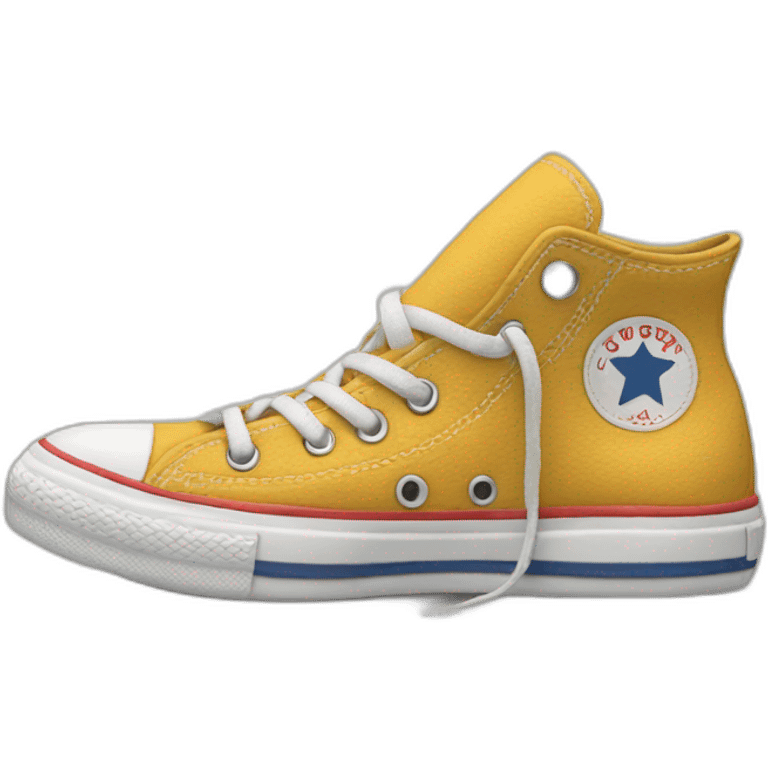 chaussures converses emoji