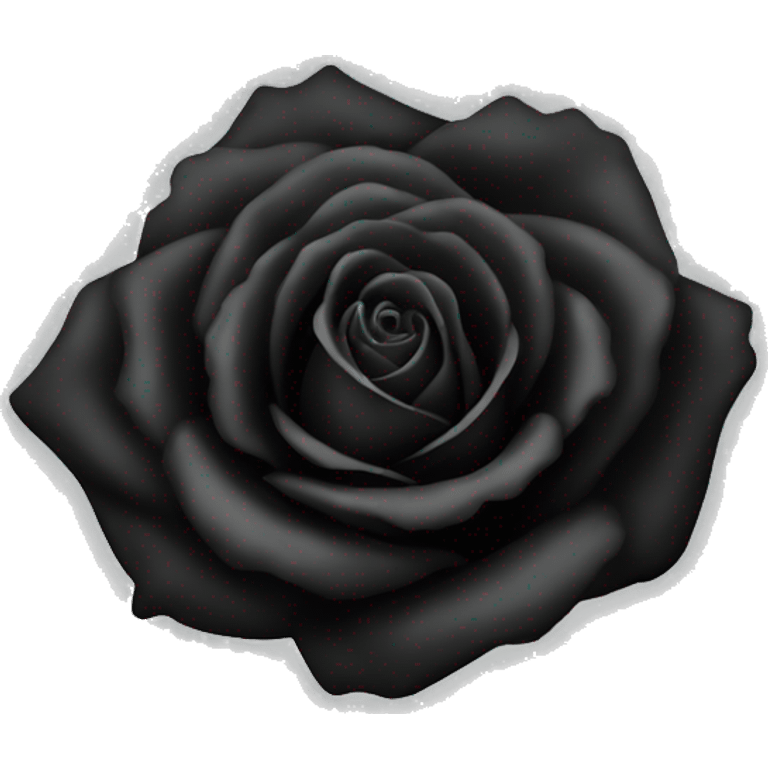 Black rose  emoji