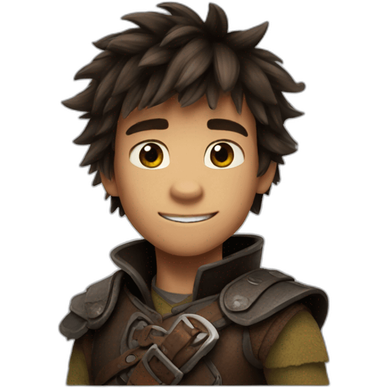 Boy on how to train your dragon emoji