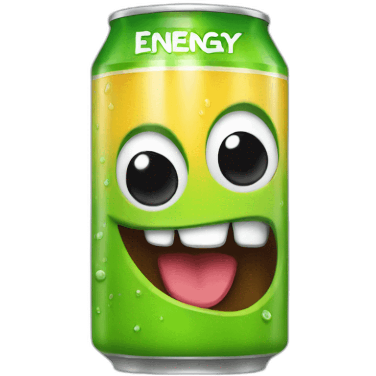 A soda monster the energy drink emoji