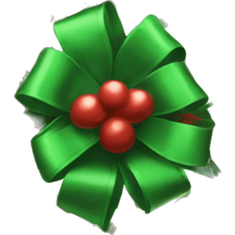 Christmas bow  emoji