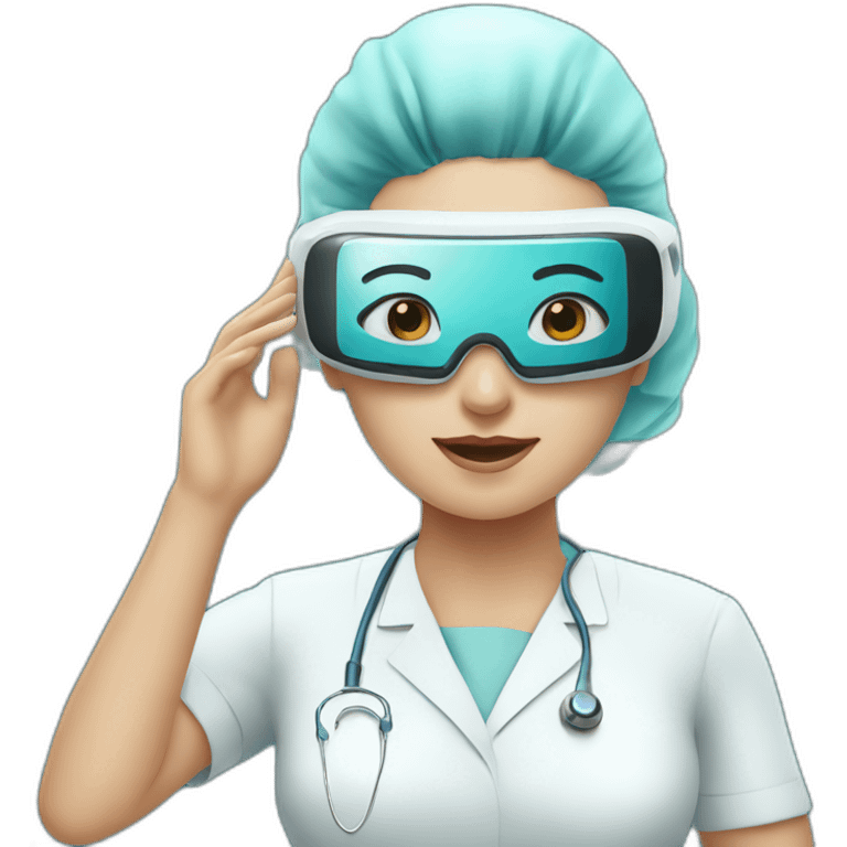 Surgeon-with-virtual-reality-display-operating-on-woman emoji