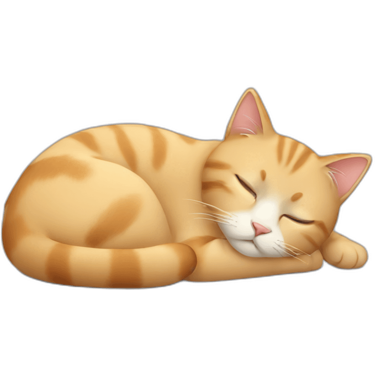 Cat qui dort emoji